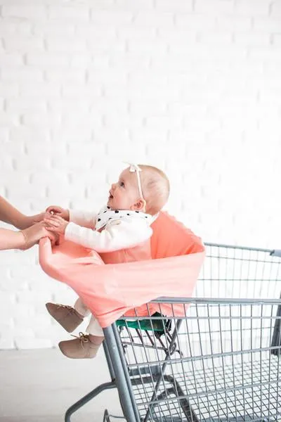 Multi Use 5 in 1 Baby Cover | Pink/Green Floral