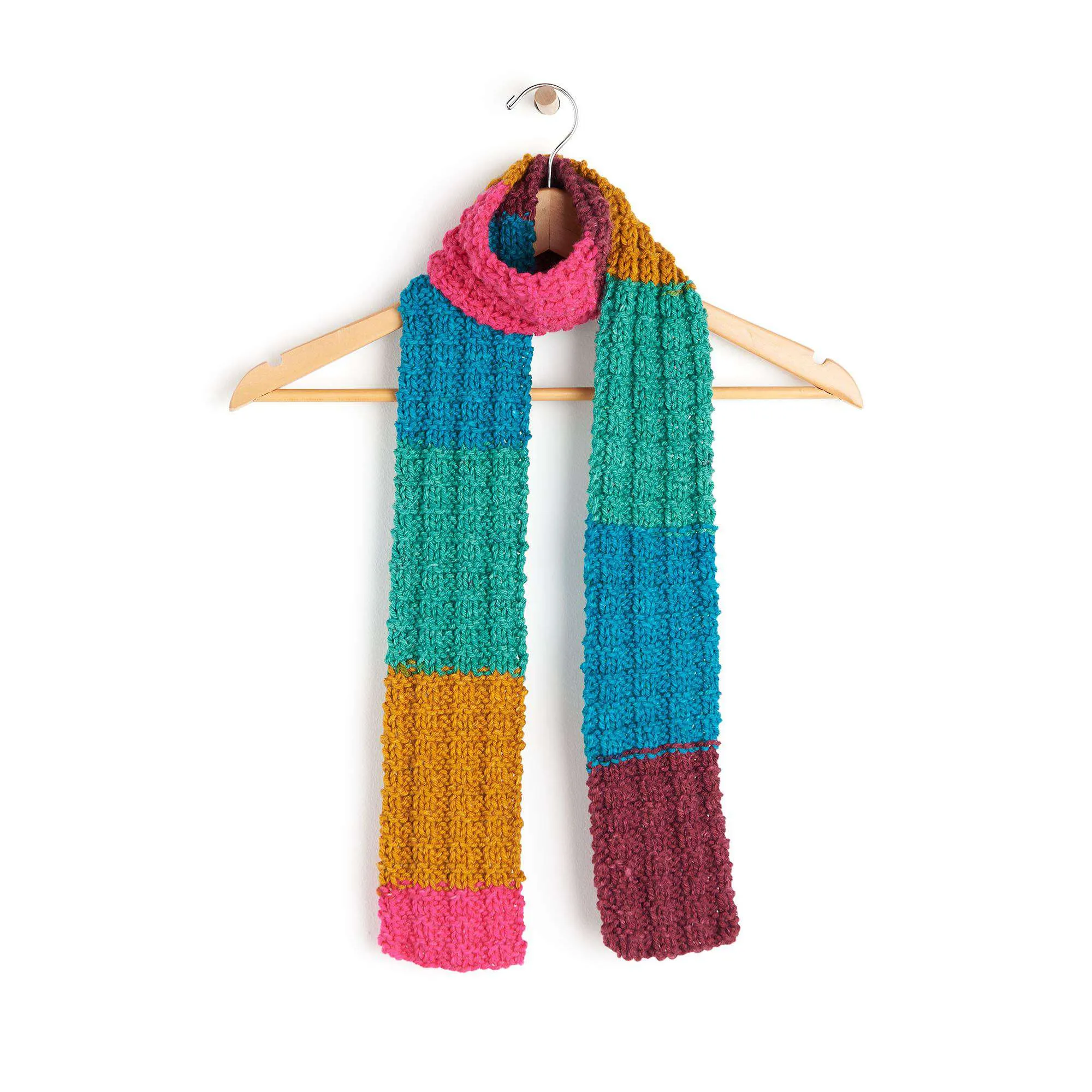Red Heart Heartwarming Knit Scarf