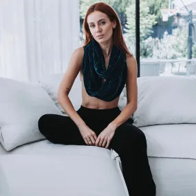 Silk Velvet Infinity Scarves